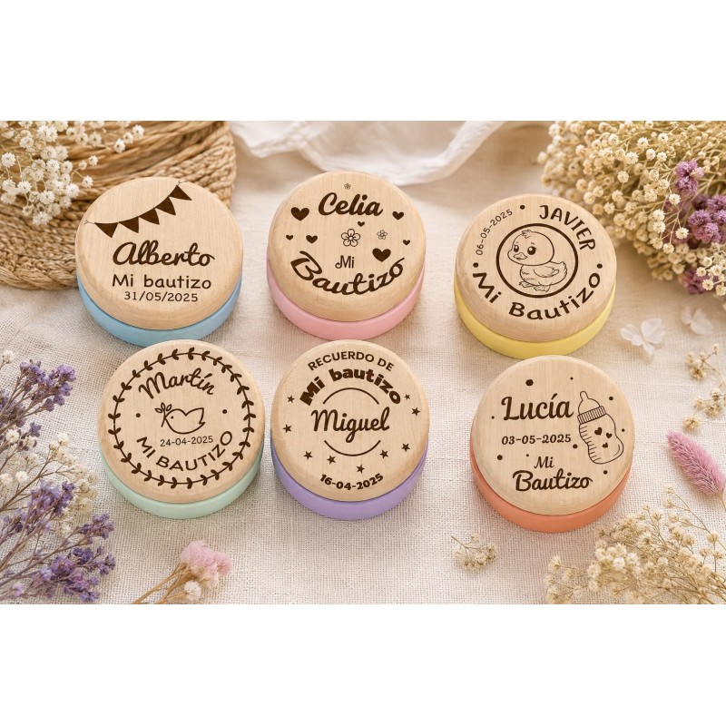 YOYO MADERA COLOR COMUNIONES