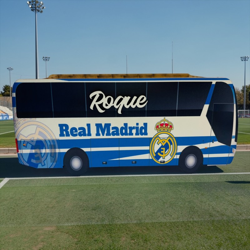 CAJA AUTOBÚS FÚTBOL