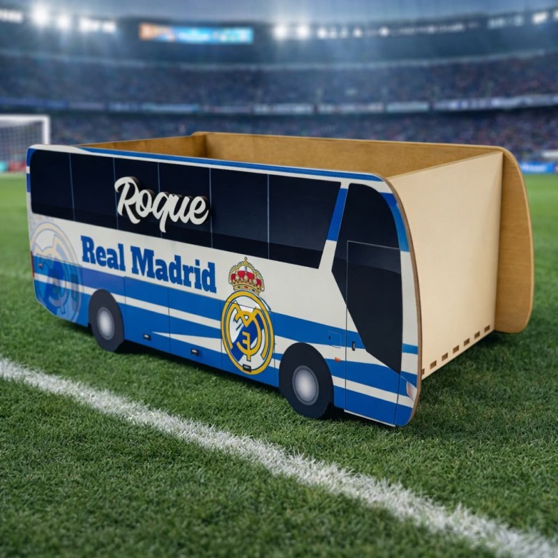 CAJA AUTOBÚS FÚTBOL