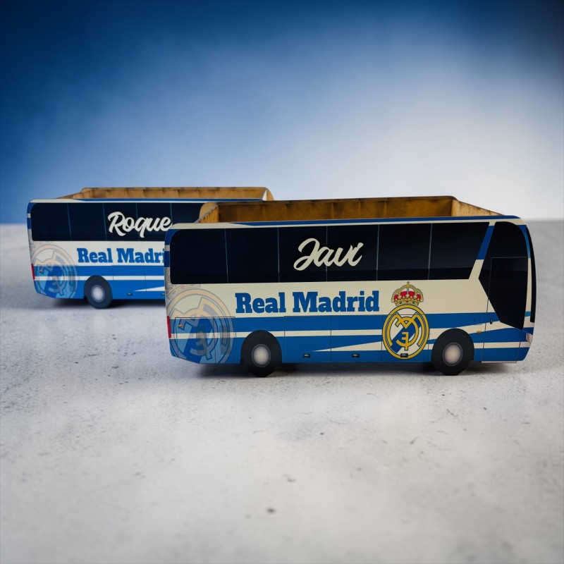 CAJA AUTOBÚS FÚTBOL