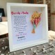 CUADRO PERSONALIZADO CON RAMILLETE PRESERVADO
