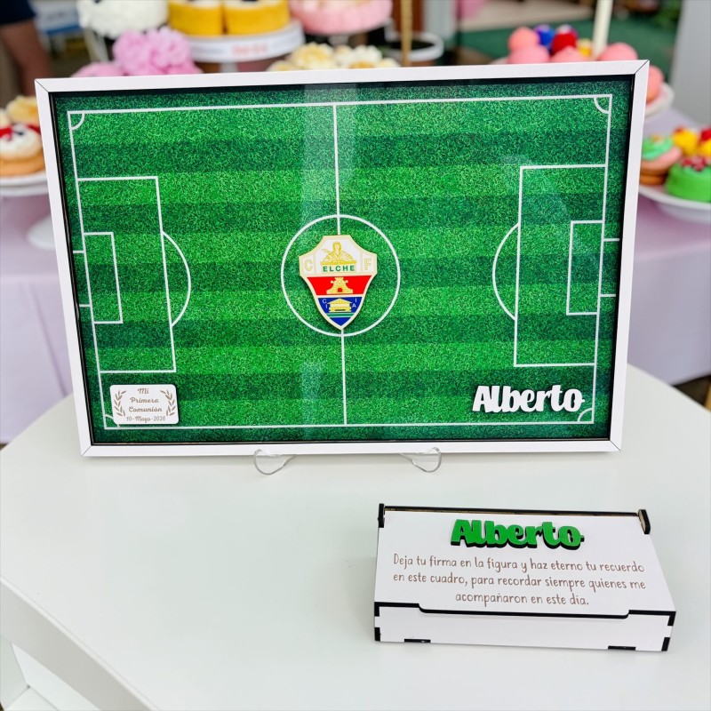 CUADRO DE FIRMAS CAMPO FÚTBOL