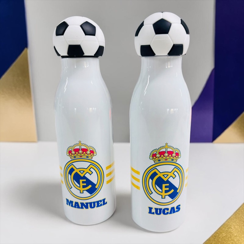 BOTELLA EQUIPOS CON TAPON DE BALÓN
