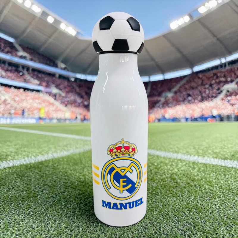 BOTELLA EQUIPOS CON TAPON DE BALÓN