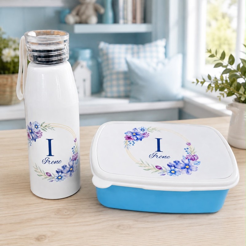 PACK FIAMBRERA + BOTELLA ASA DE SILICONA ARO FLORAL