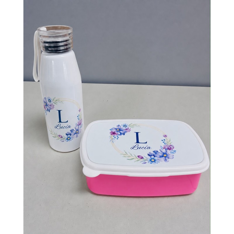 PACK FIAMBRERA + BOTELLA ASA DE SILICONA ARO FLORAL