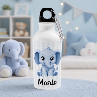 BOTELLA MOSQUETÓN ELEFANTE BEBÉ