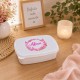 PACK FIAMBRERA + NBOTELLA 700 ML ARO FLORAL ROSA