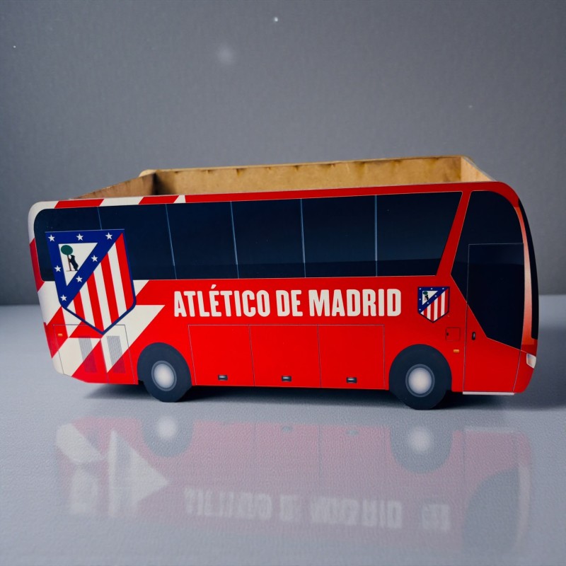 CAJA AUTOBÚS FÚTBOL