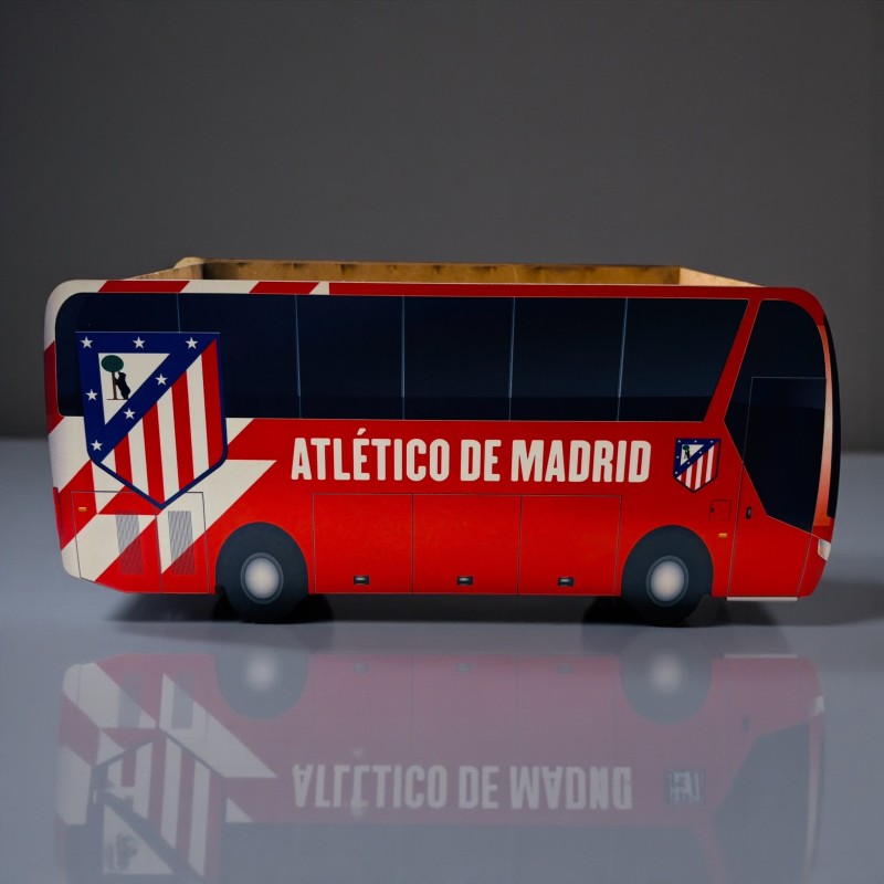 CAJA AUTOBÚS FÚTBOL