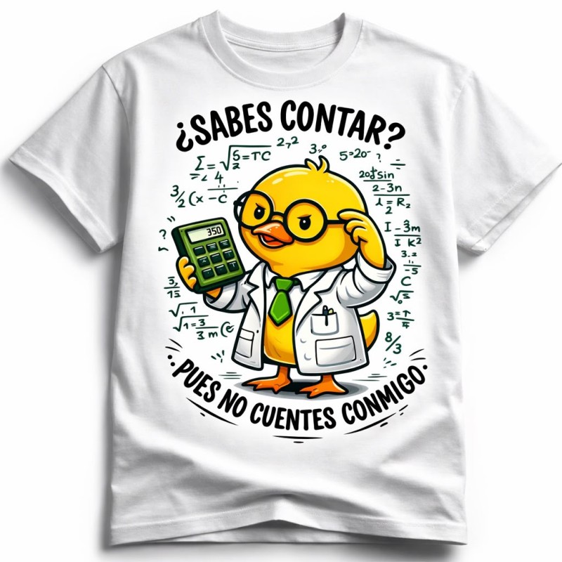CAMISETA SABES CONTAR..?