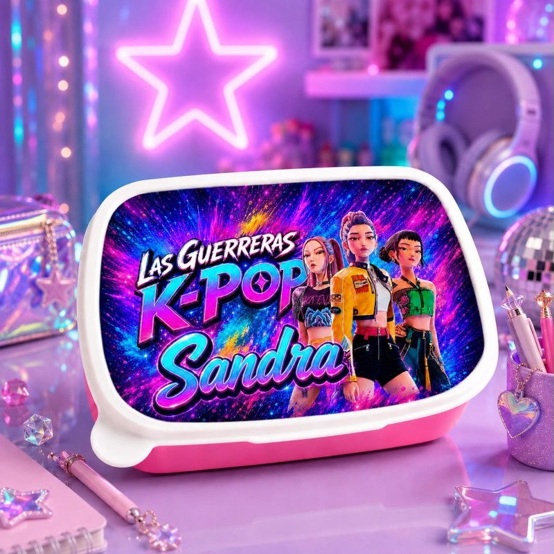 PACK FIAMBRERA + BOTELLA LAS GUERRERAS K-POP MODELO 4