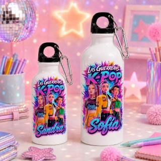 BOTELLA MOSQUETÓN LAS GUERRERAS K-POP MODELO 4