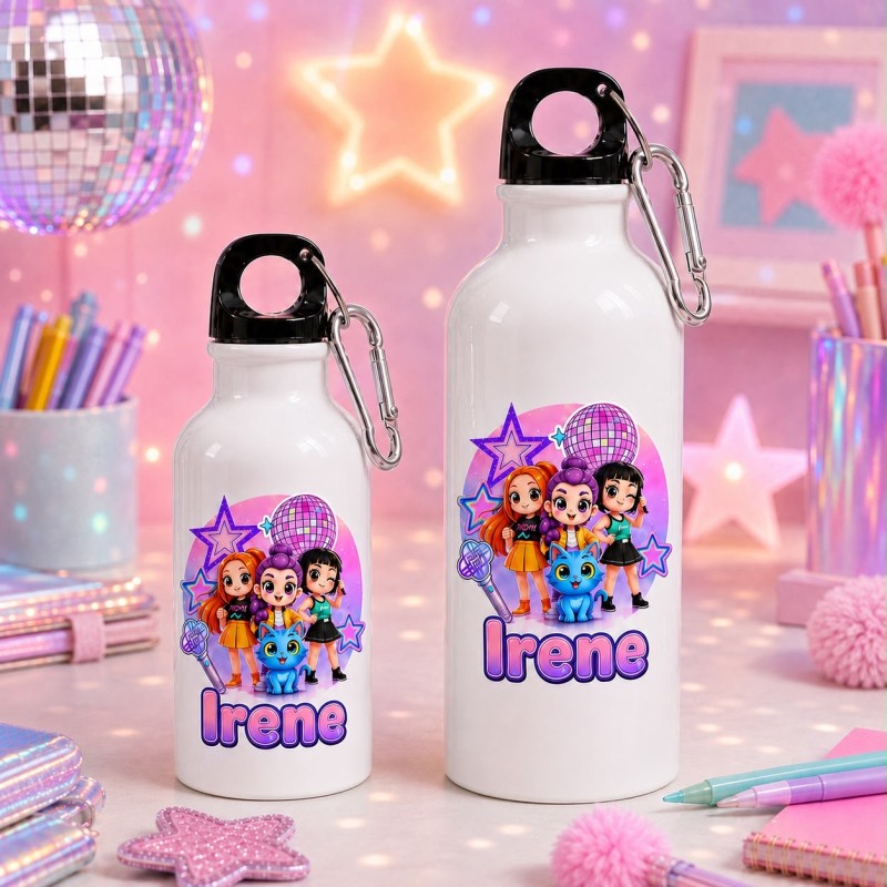 BOTELLA MOSQUETÓN LAS GUERRERAS K-POP MODELO 3