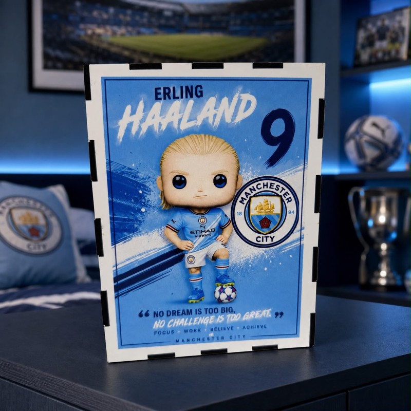 FUNKO DE MADERA EDICIÓN ERLING HAALAND