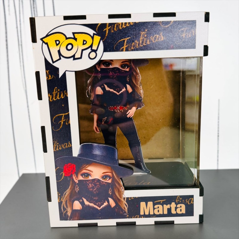 FUNKO DE MADERA PERSONALIZADO CARNAVAL