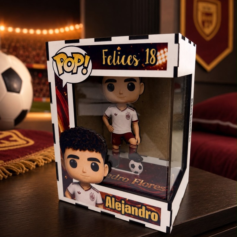FUNKO DE MADERA FÚTBOL