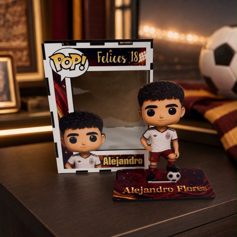 FUNKO DE MADERA FÚTBOL