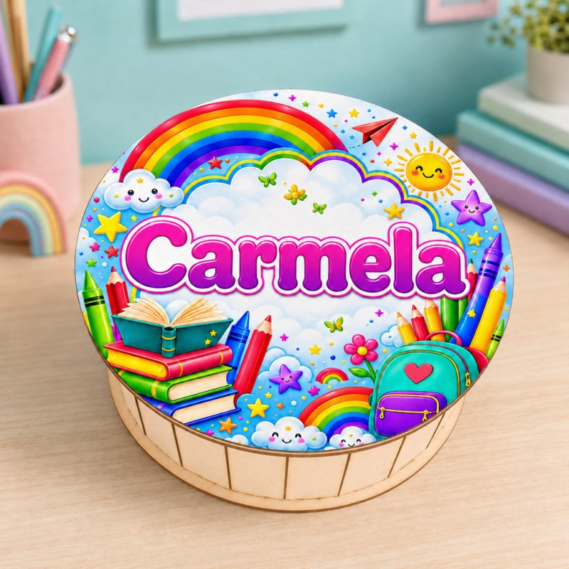 CAJA MADERA VUELTA AL COLE