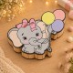 CAJAS ELEFANTE BEBÉ CON GLOBOS