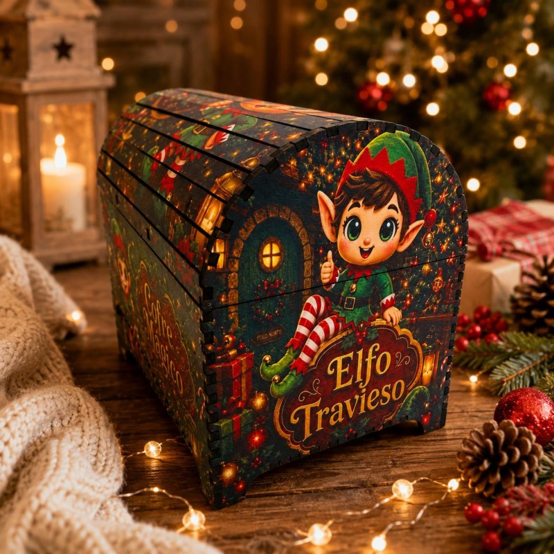 COFRE ELFO NAVIDEÑO