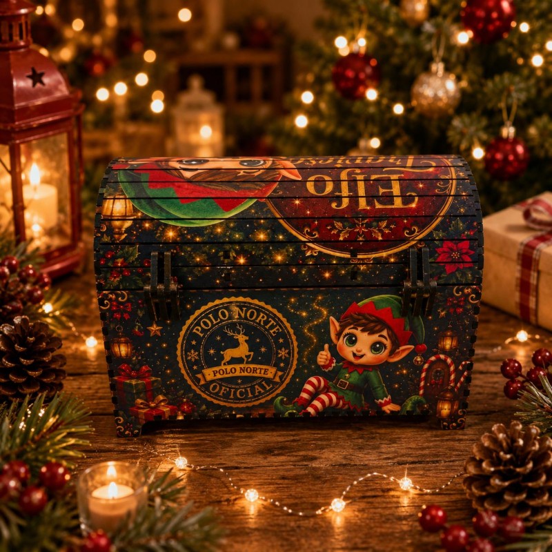 COFRE ELFO NAVIDEÑO