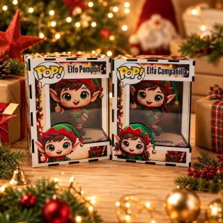 FUNKO DE MADERA EDICIÓN ELFOS DE LA NAVIDAD