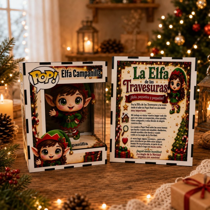FUNKO DE MADERA EDICIÓN ELFOS DE LA NAVIDAD