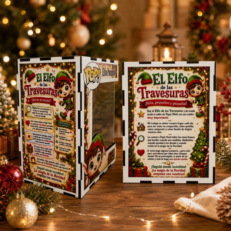 FUNKO DE MADERA EDICIÓN ELFOS DE LA NAVIDAD