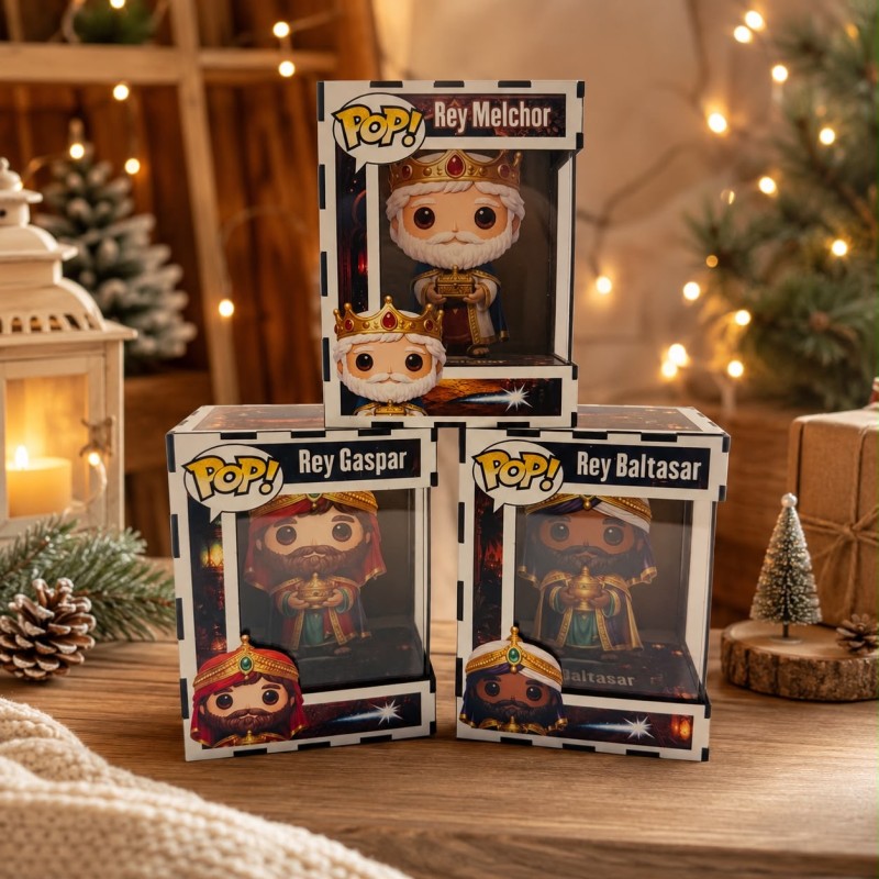 FUNKO DE MADERA EDICIÓN REYES MAGOS
