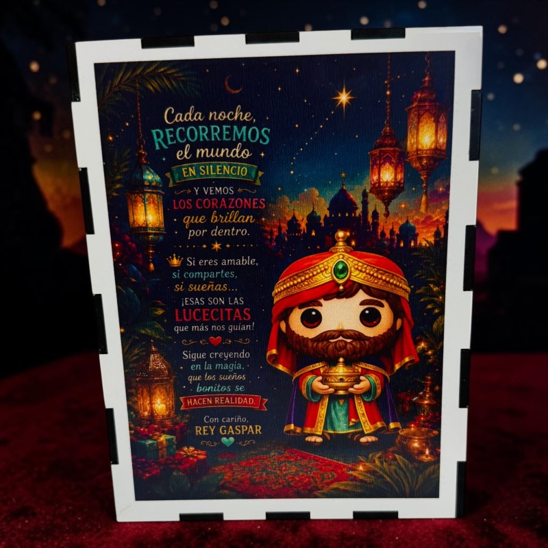 FUNKO DE MADERA EDICIÓN REYES MAGOS