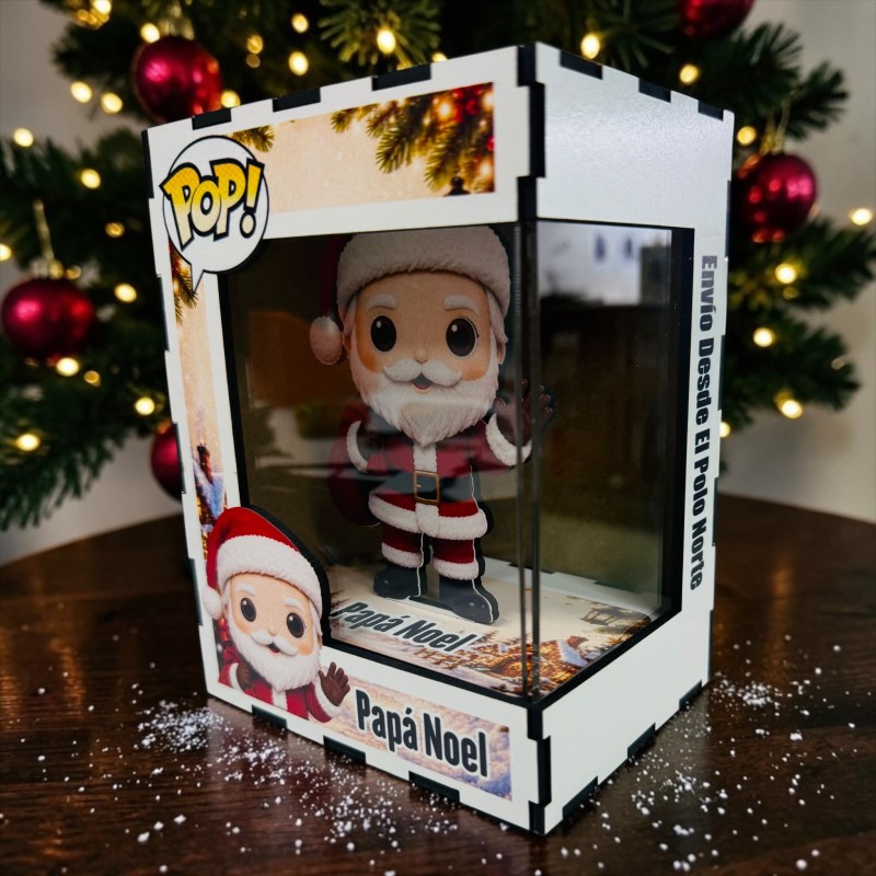 FUNKO DE MADERA EDICIÓN PAPÁ NOEL