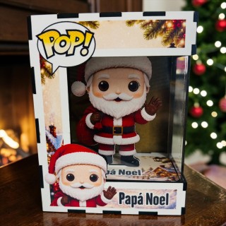 FUNKO DE MADERA EDICIÓN PAPÁ NOEL
