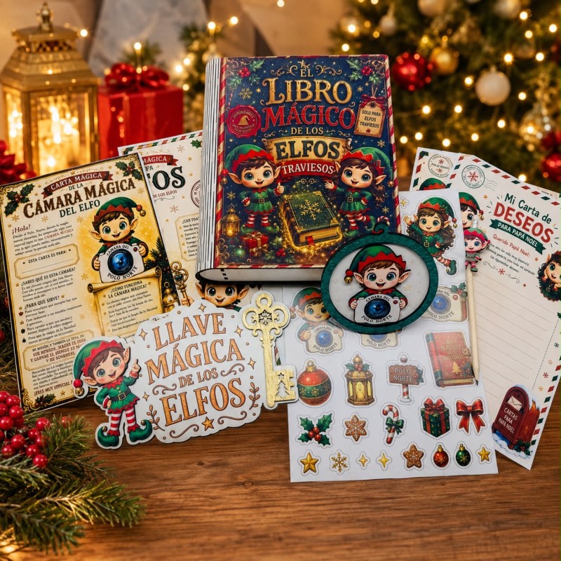 KIT LIBRO MÁGICO DE LOS ELFOS