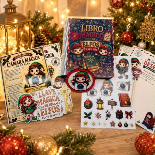 KIT LIBRO MÁGICO DE LOS ELFOS