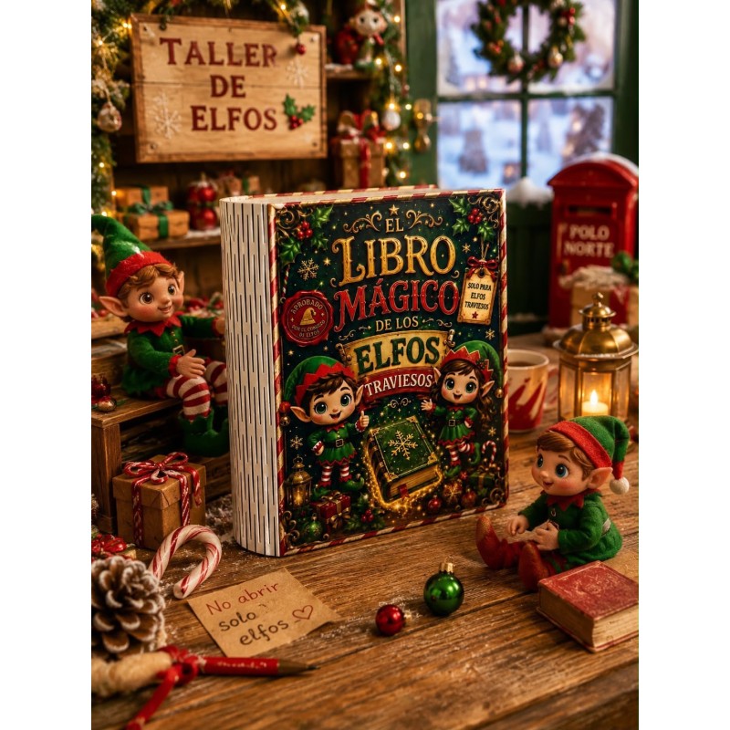CAJA LIBRO MÁGICO DE LOS ELFOS