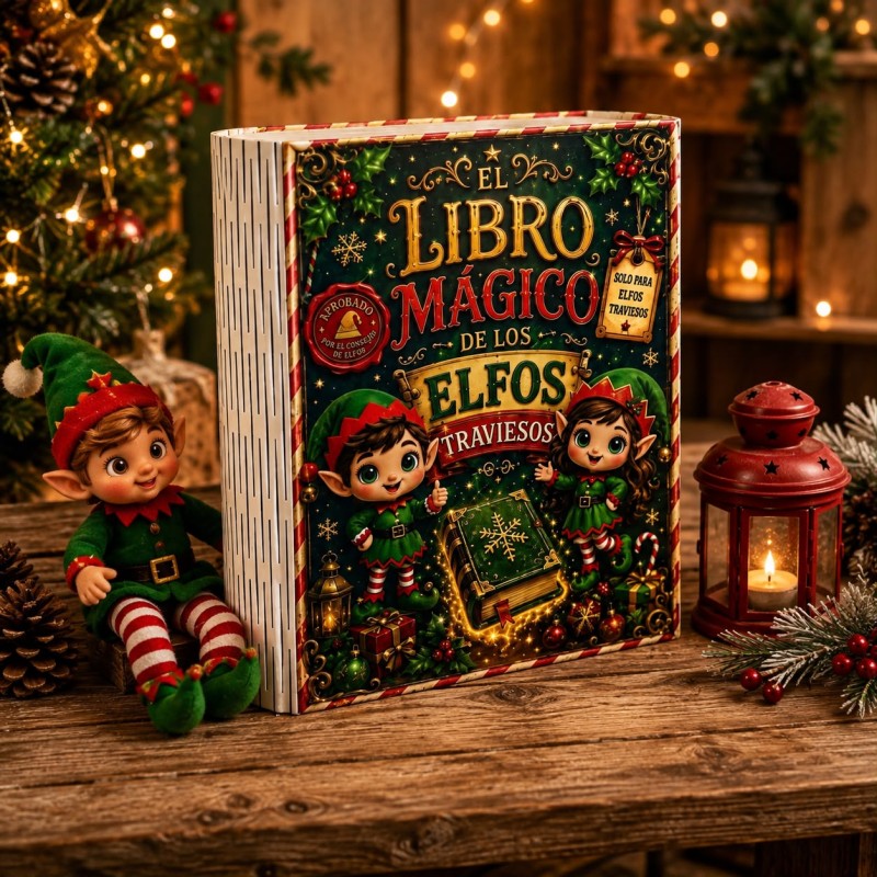 CAJA LIBRO MÁGICO DE LOS ELFOS