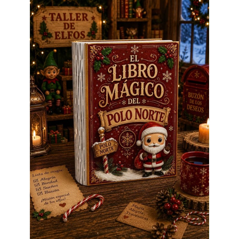 CAJA LIBRO MÁGICO DE PAPÁ NOEL