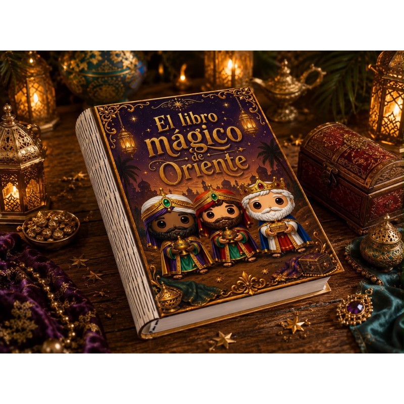 CAJA LIBRO MÁGICO DE LOS REYES MAGOS
