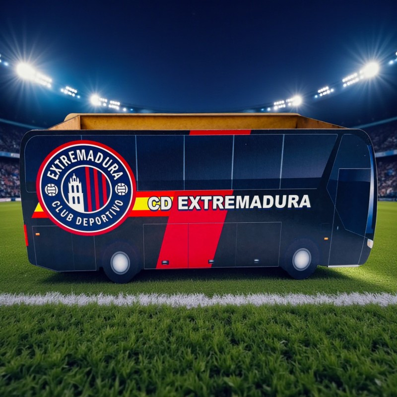 CAJA AUTOBÚS FÚTBOL