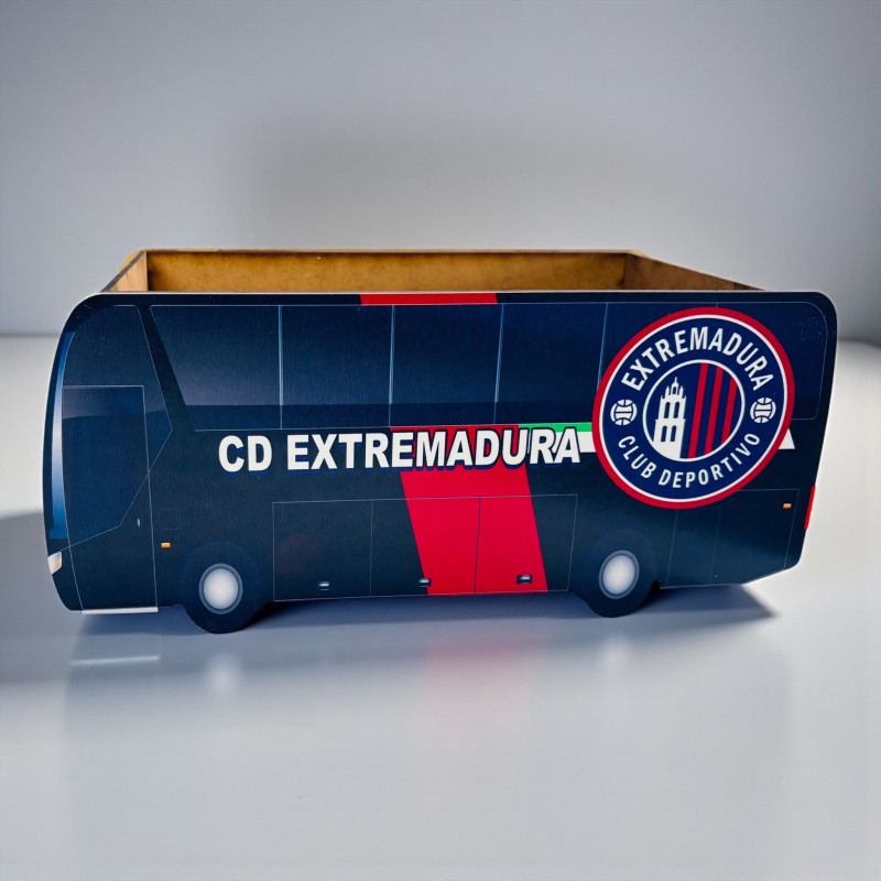 CAJA AUTOBÚS FÚTBOL