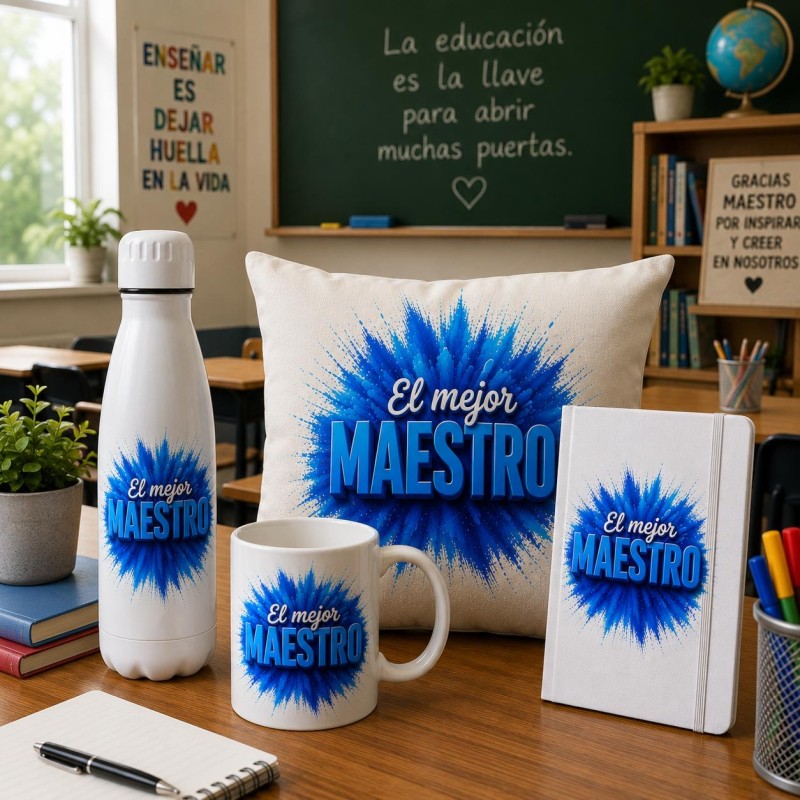 PACK AZUL EL MEJOR MAESTRO
