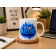 TAZA AZUL EL MEJOR MAESTRO O PROFE