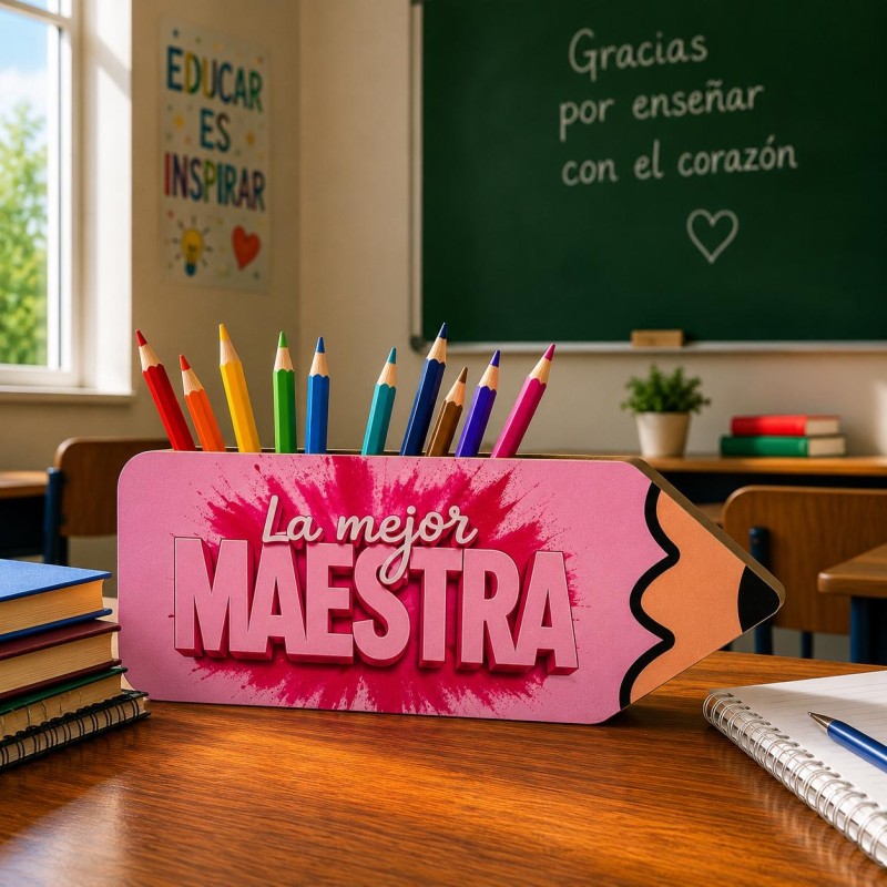 LAPICERO ROSA LA MEJOR MAESTRA O SEÑO