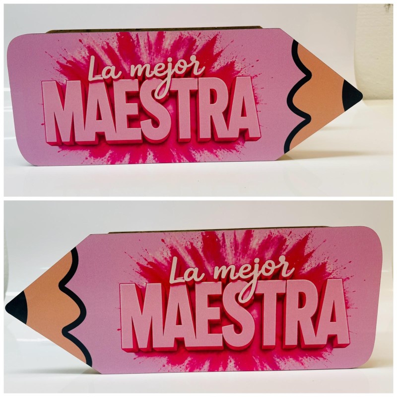 LAPICERO ROSA LA MEJOR MAESTRA O SEÑO