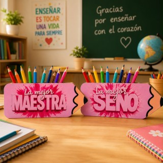 LAPICERO ROSA LA MEJOR MAESTRA O SEÑO