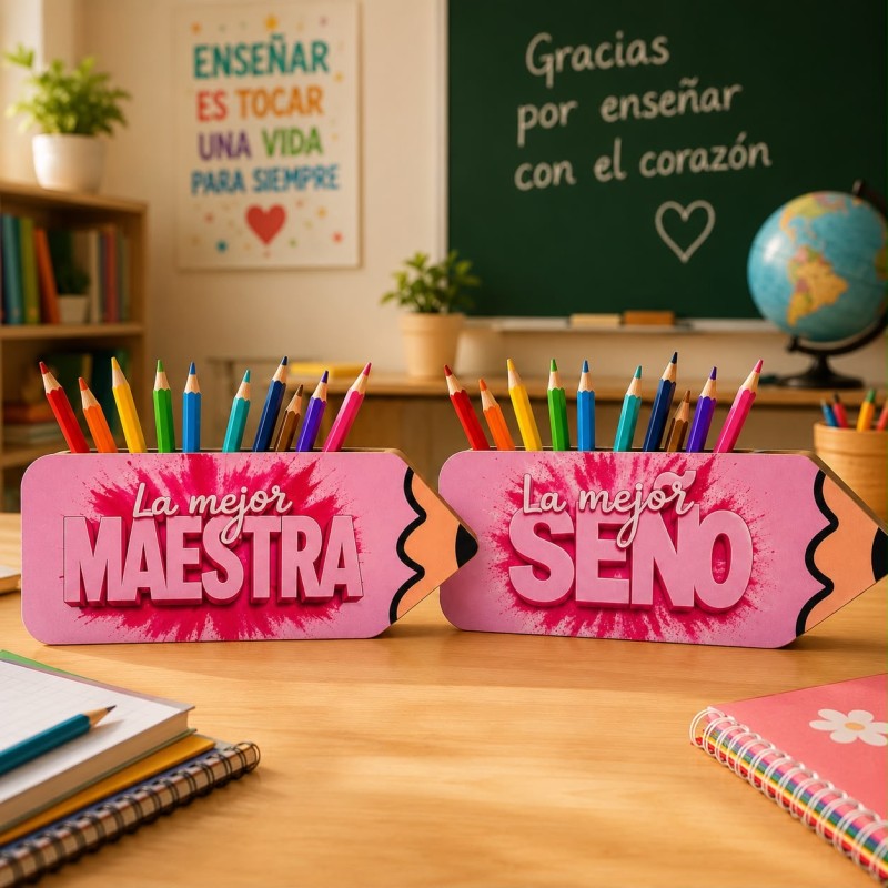 LAPICERO ROSA LA MEJOR MAESTRA O SEÑO
