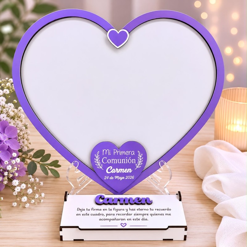 CUADRO DE FIRMAS CORAZÓN