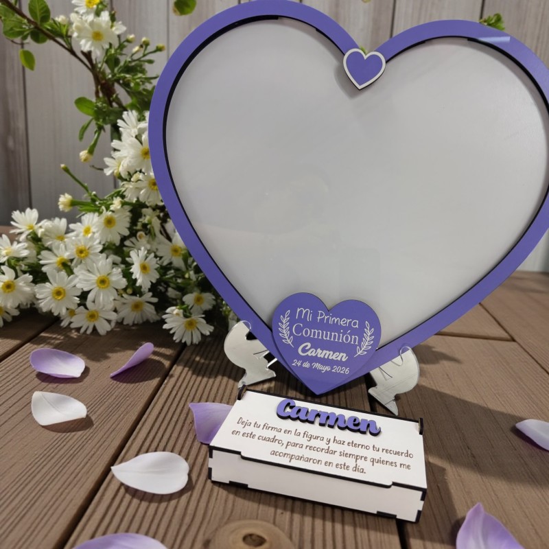 CUADRO DE FIRMAS CORAZÓN
