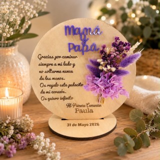 PLACA REDONDA PERSONALIZADA